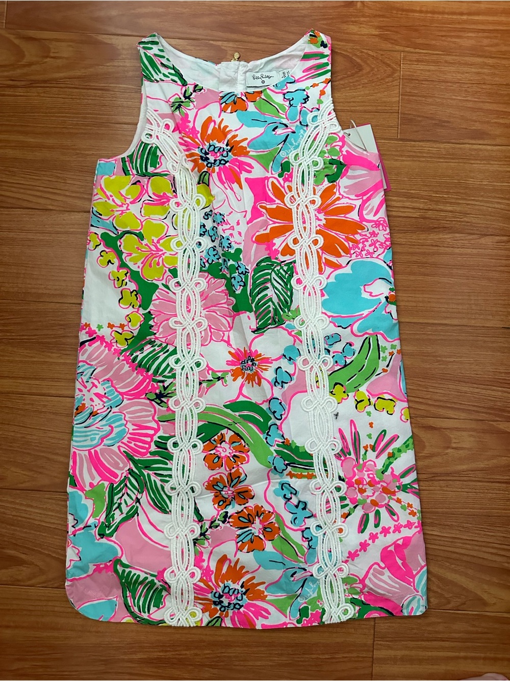 Lilly Pulitzer for Target (Kid’s) Pink, Green and Aqua Floral Shift Dress